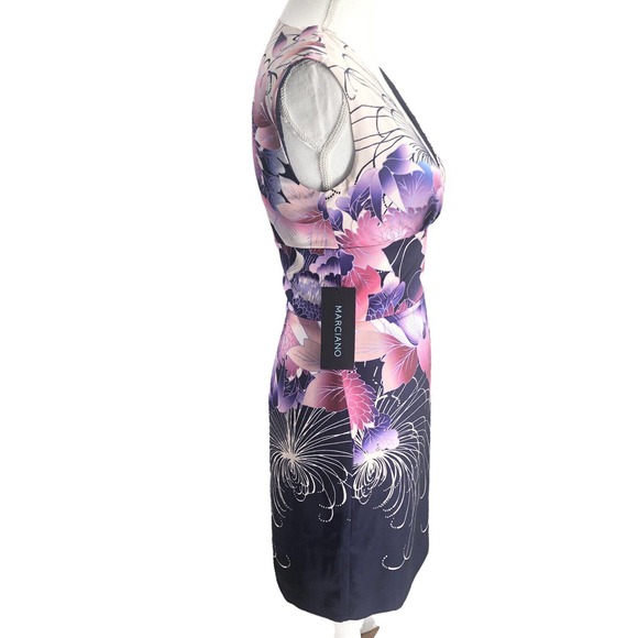 Marciano NEW Womens Size 2 Sleeveless Sheath Dress Floral Print Eastern Romance - Picture 6 of 12